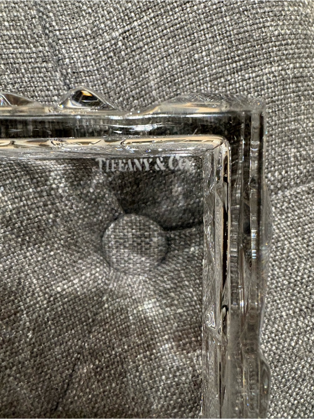 Vintage Tiffany & Co. Rock Cut Crystal Jewlery Box
Excellent Condition - Picture 3 of 13